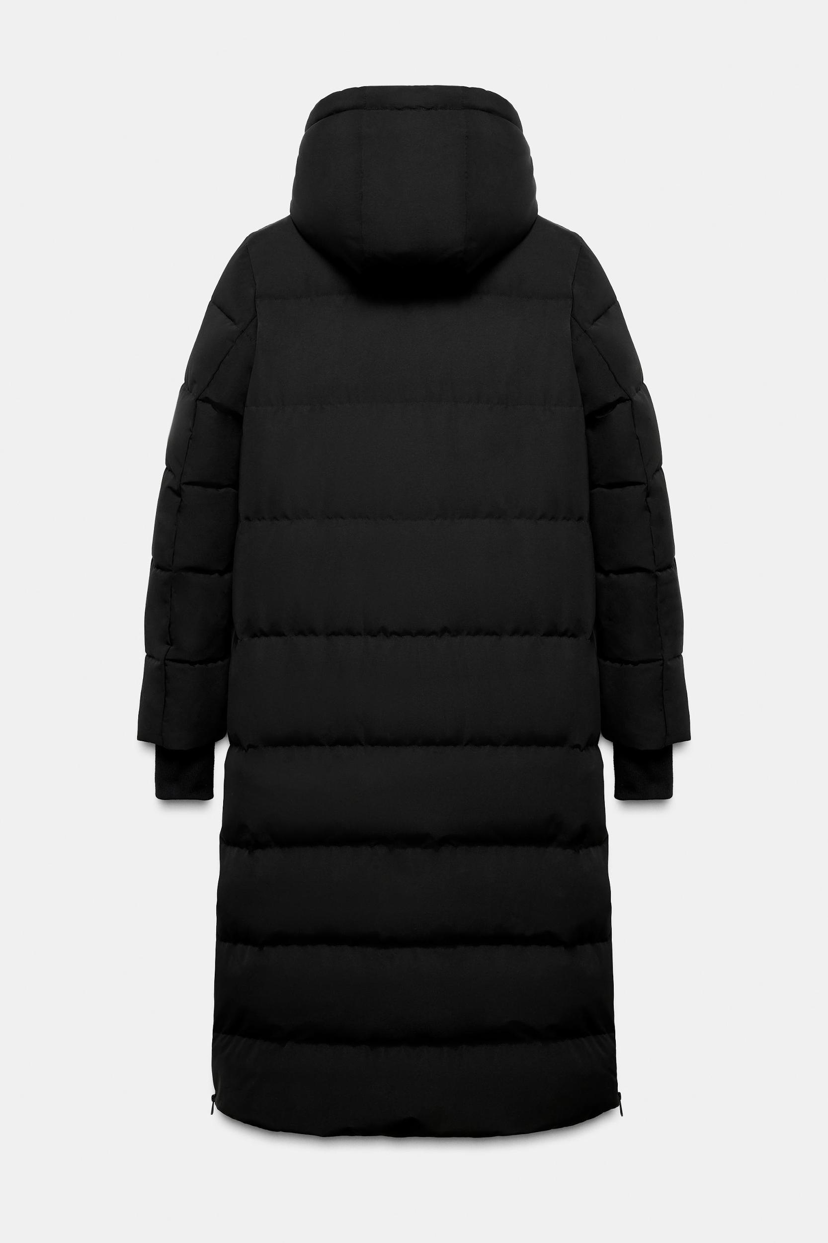 WATER REPELLENT WINDPROOF 60% DOWN 40% FEATHER HOODED PARKA Product Image