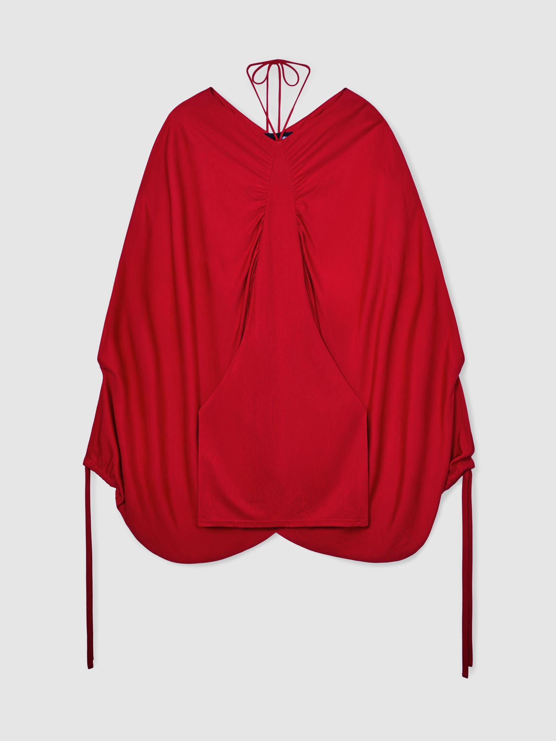 Reiss | Royal Ballet Batwing Dress in Red Product Image