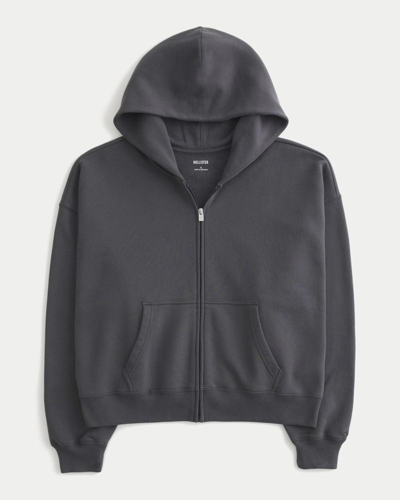 Oversized Zip-Up Hoodie Product Image