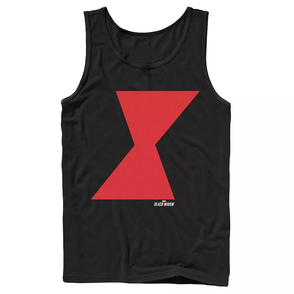 Men's Marvel Black Widow Red Icon Tank Top,  Product Image