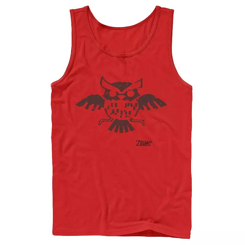 Mens Jurassic Park Logo Red & Yellow Pocket Tank Top, Men's,  Product Image