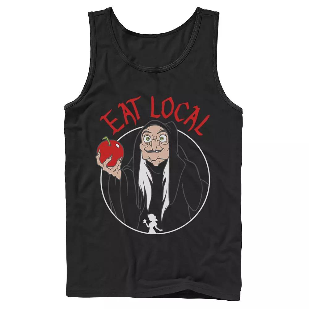 Disney's Snow White Wicked Witch Men's Eat Local Portrait Tank Top,  Product Image