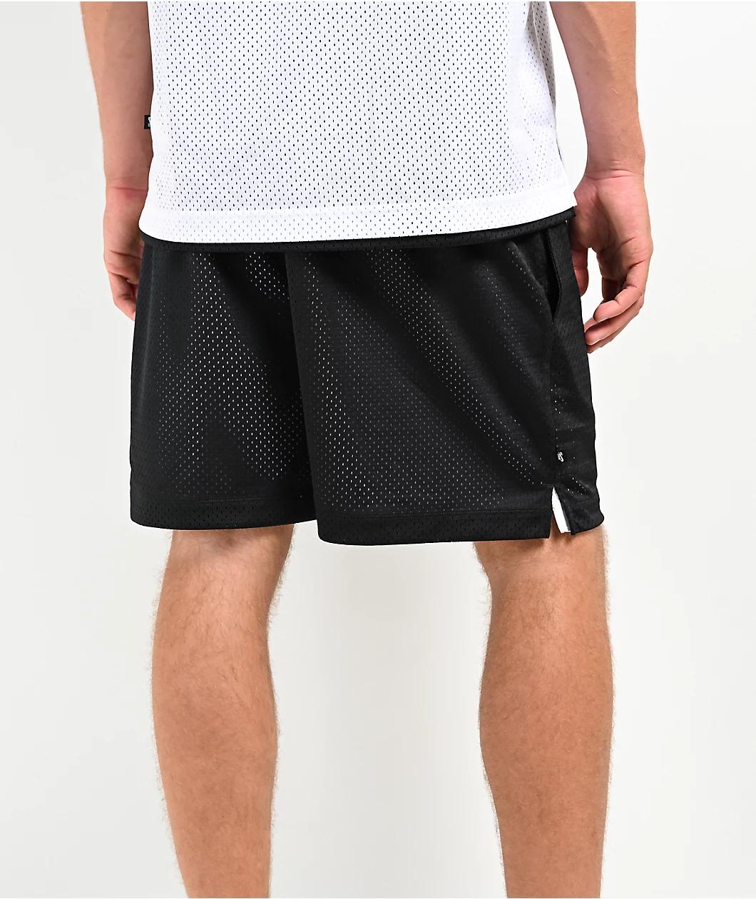 Nike SB Reversible Black & White Basketball Shorts Product Image