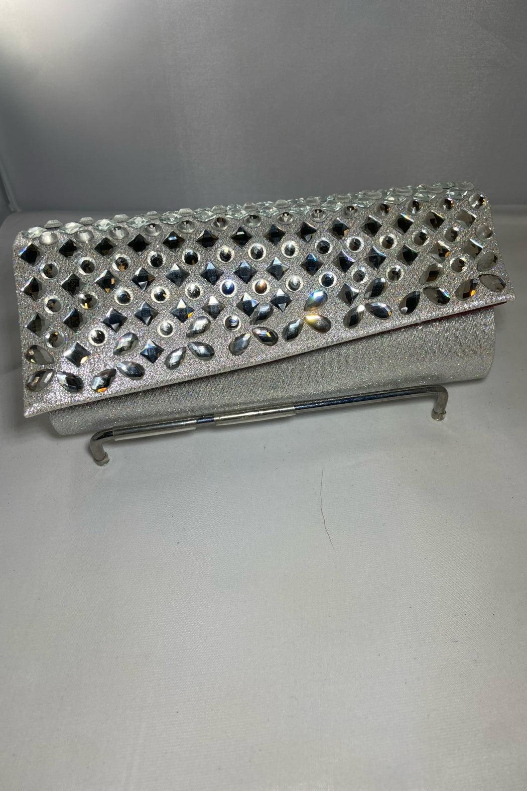 Rhinestone Shimmer Clutch Product Image
