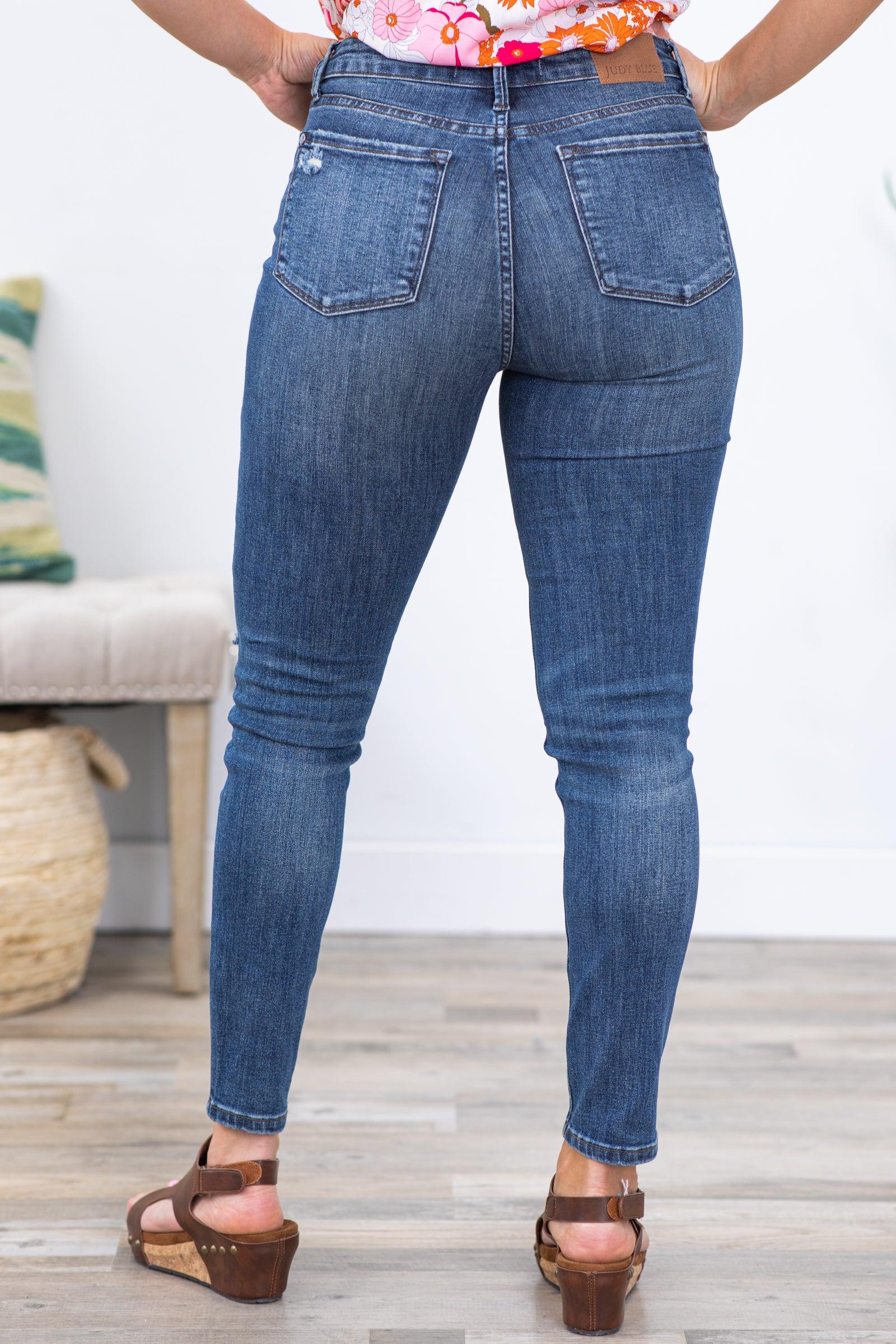 Judy Blue Mid Rise Tummy Control Jeans Product Image