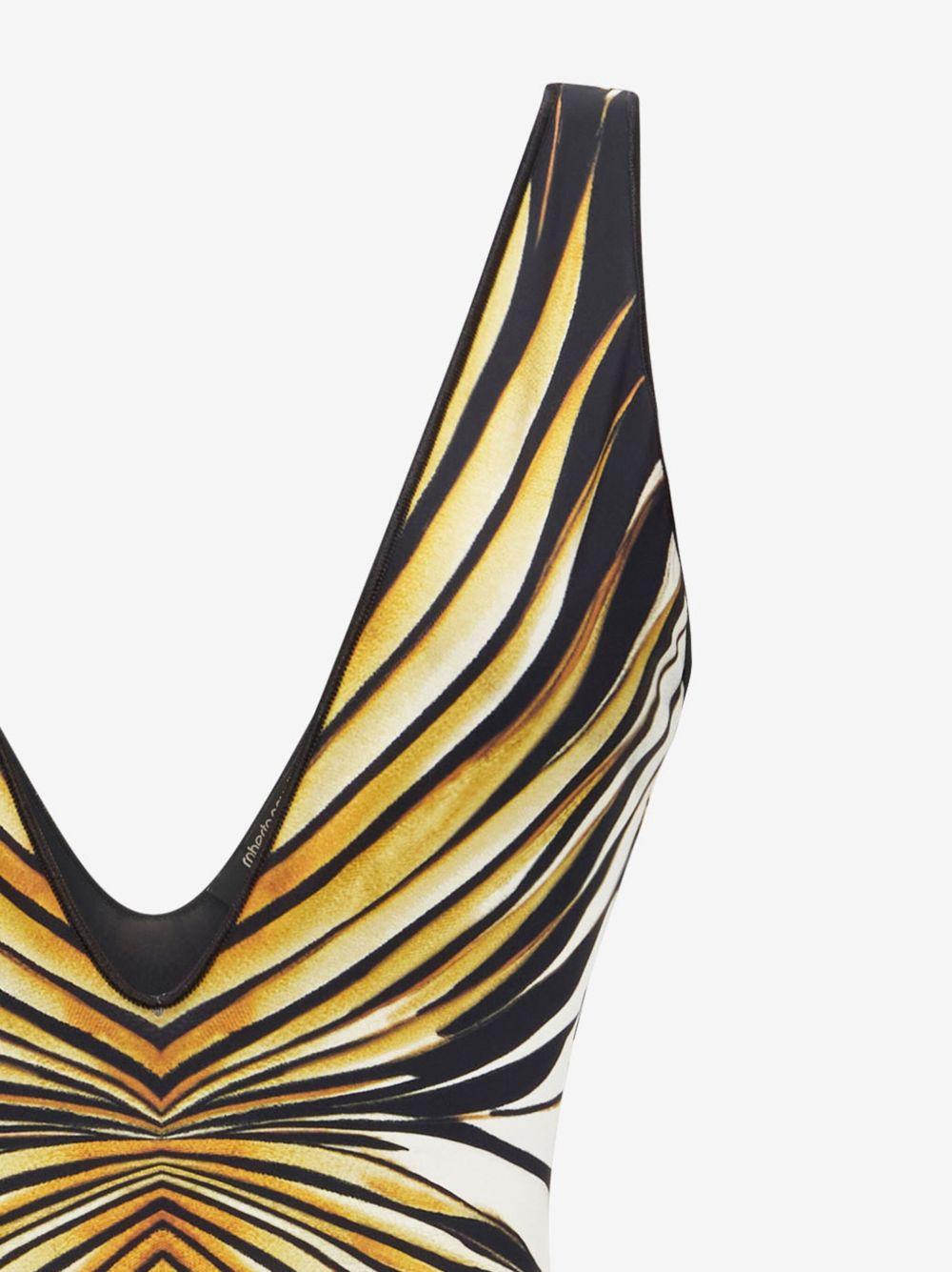 Ray of Gold-print swimsuit Product Image