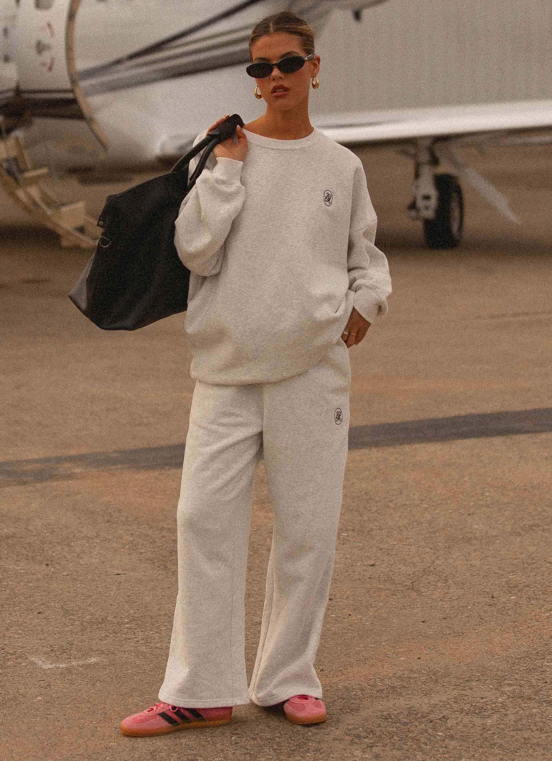 Signature Oversized Sweatshirt - Grey Product Image