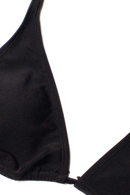 Black Triangle Bikini Top Product Image