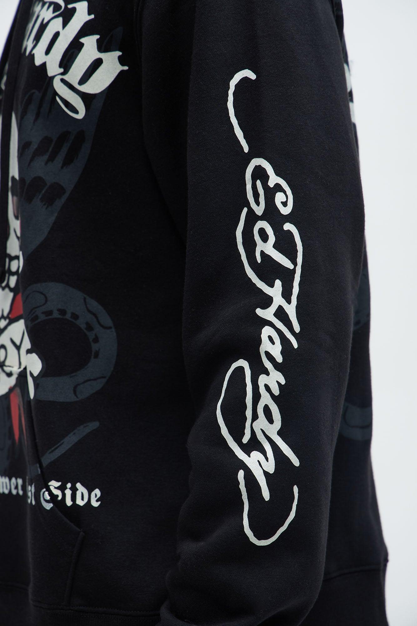 Ed Hardy Skull Glory Hoodie - Black Product Image