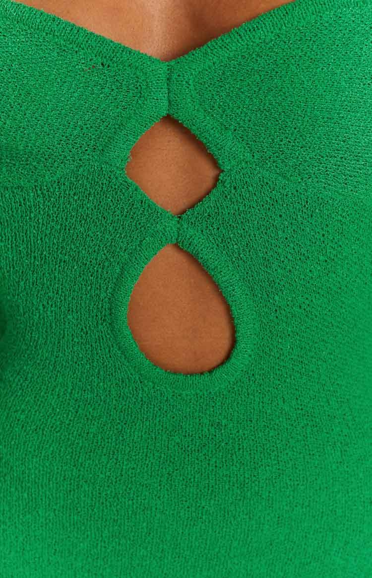 Alisha Green Strapless Mini Dress Product Image