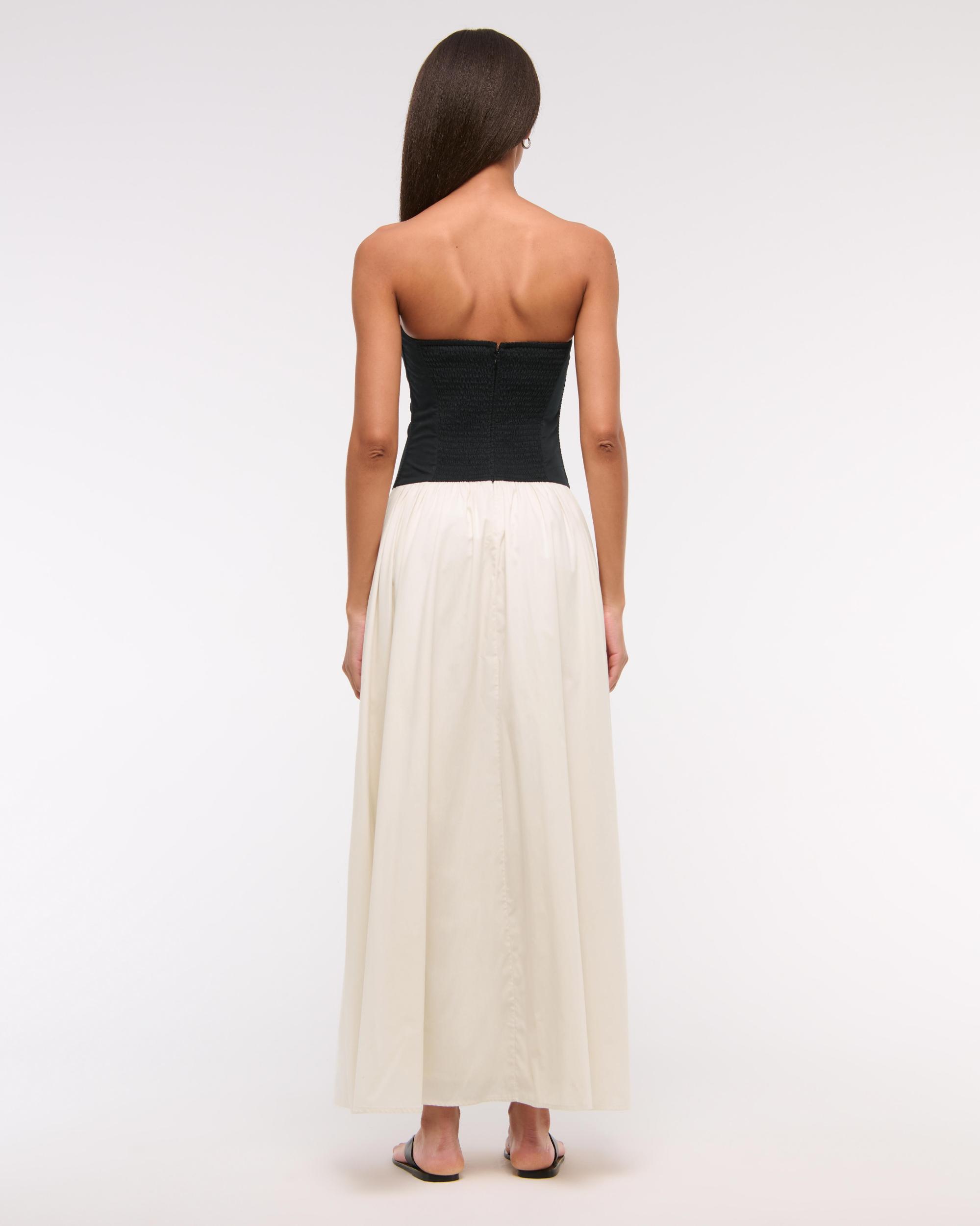 Strapless Drop-Waist Maxi Dress Product Image