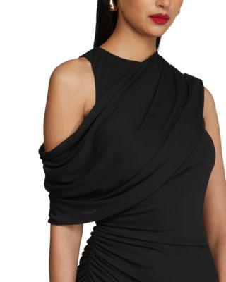 Gabrielle Matte Jersey Midi Dress Product Image