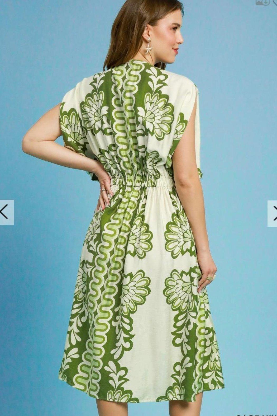 Dress, v-Neck Button Down Product Image