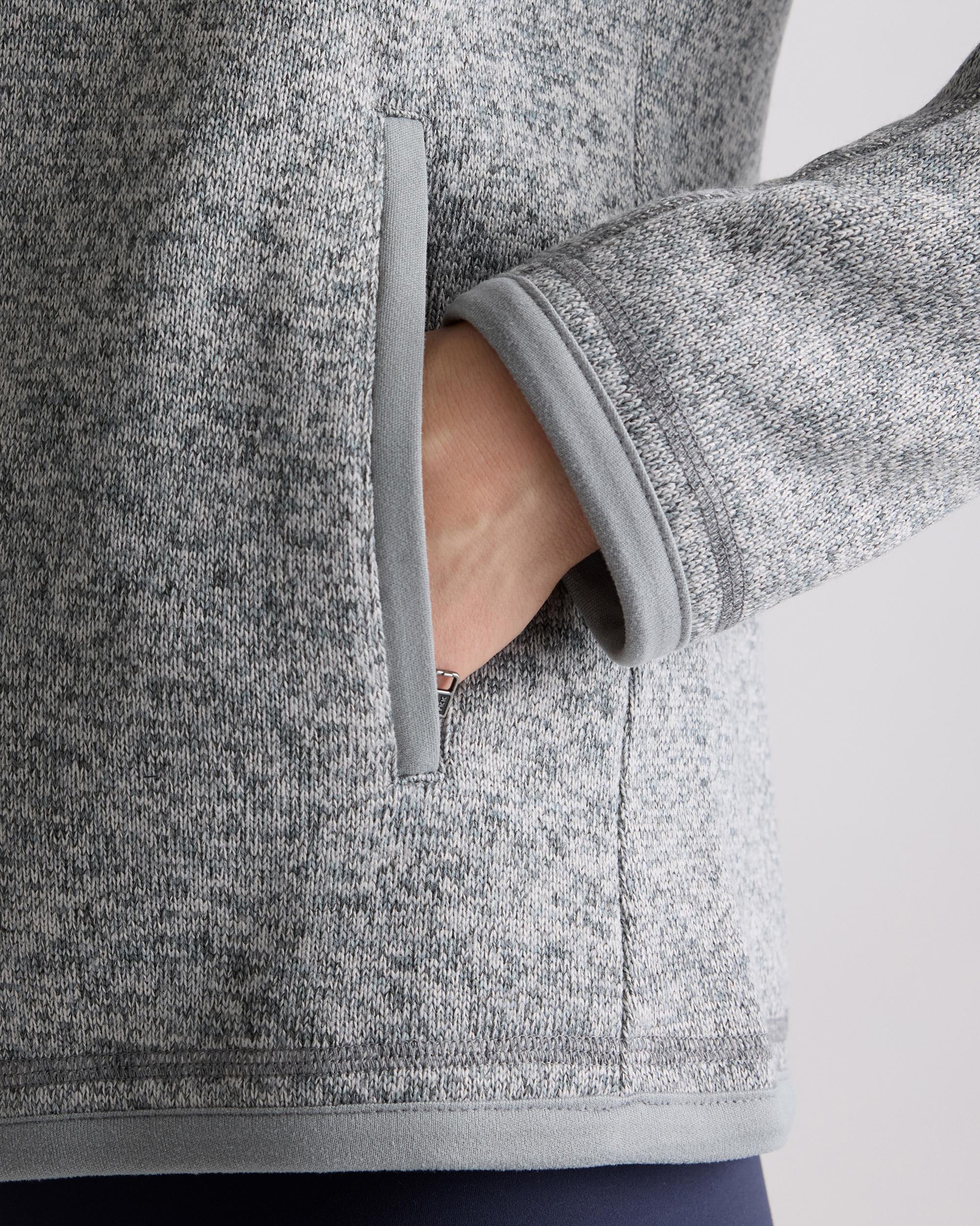 Quince | Women's Sweater-Knit Fleece Full-Zip Jacket Recycled Polyester Product Image