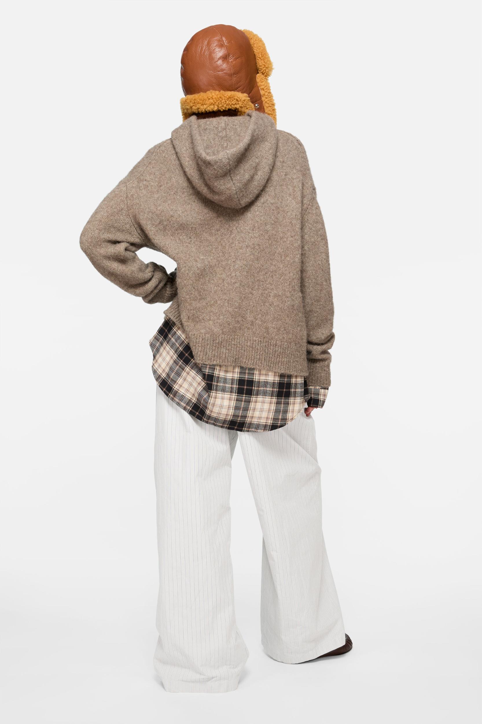 Striped cotton trousers Product Image