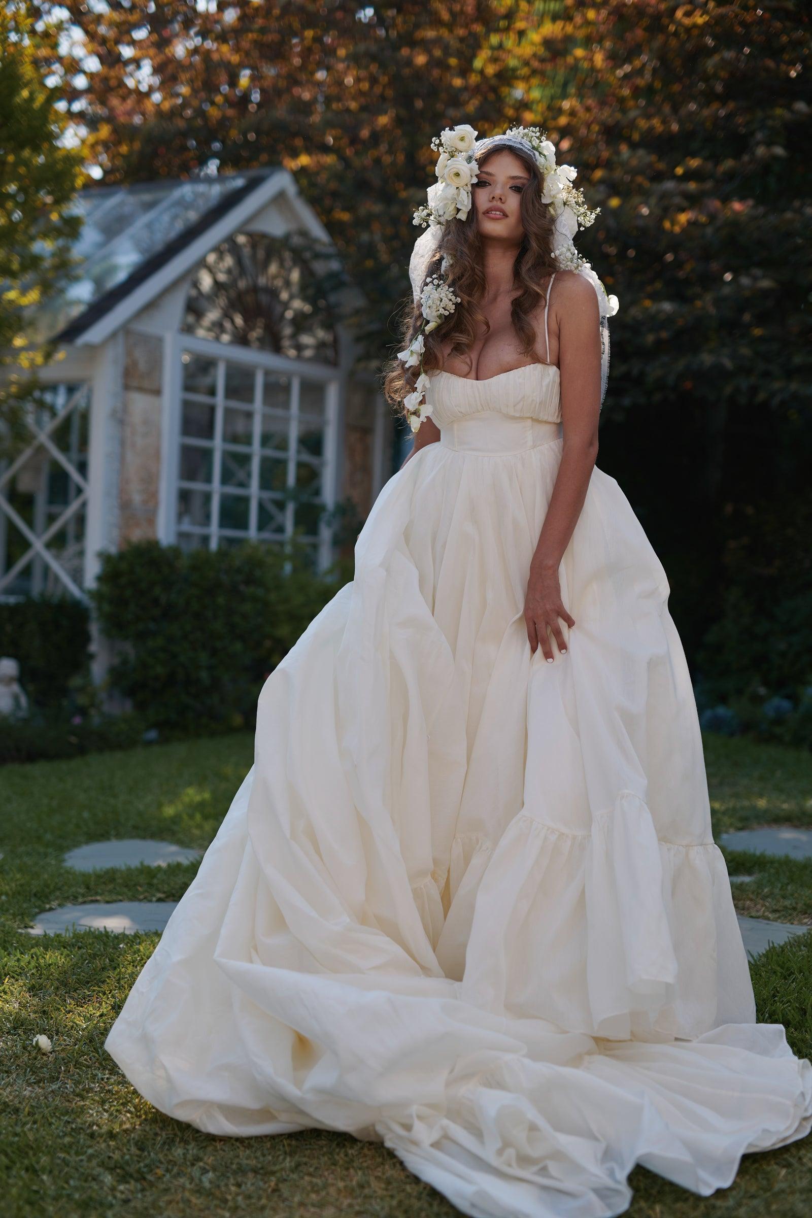 The Ivory Organdy Destination Gown Product Image