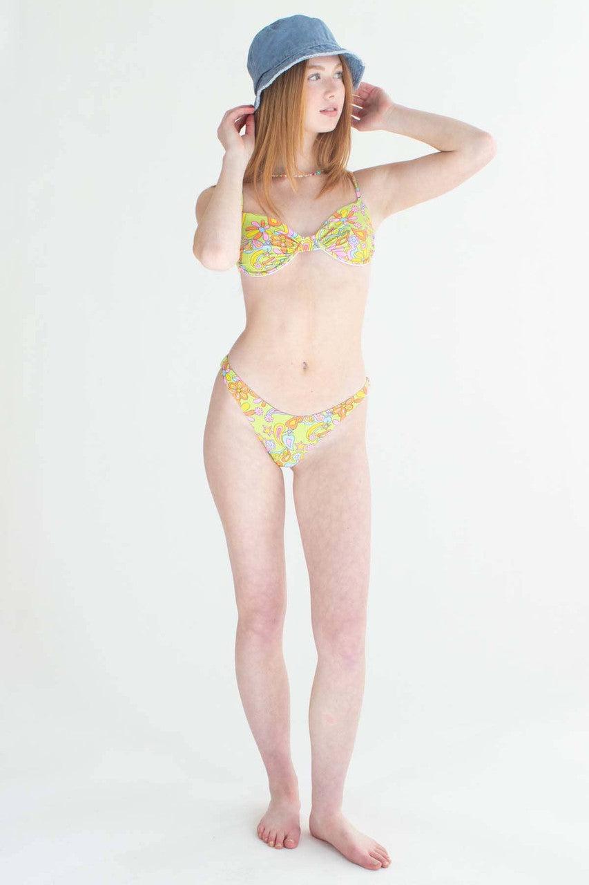 Groovy Floral Bikini Bottom Product Image