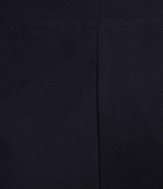 Eileen Fisher Textured Washable Stretch Crepe Slim Pull-On Ankle Pants Product Image