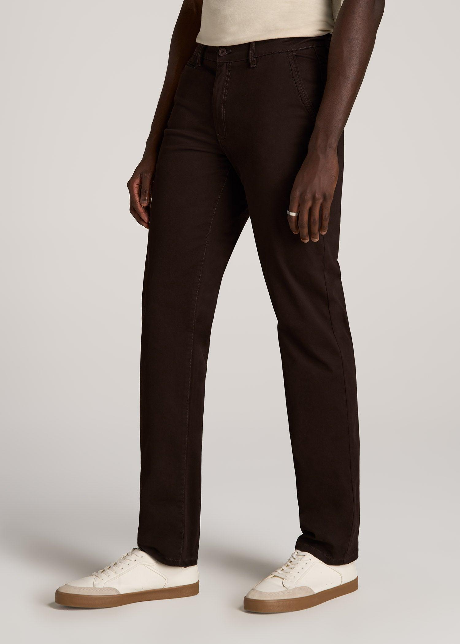 Carman TAPERED Chinos for Tall Men in Black Male Product Image