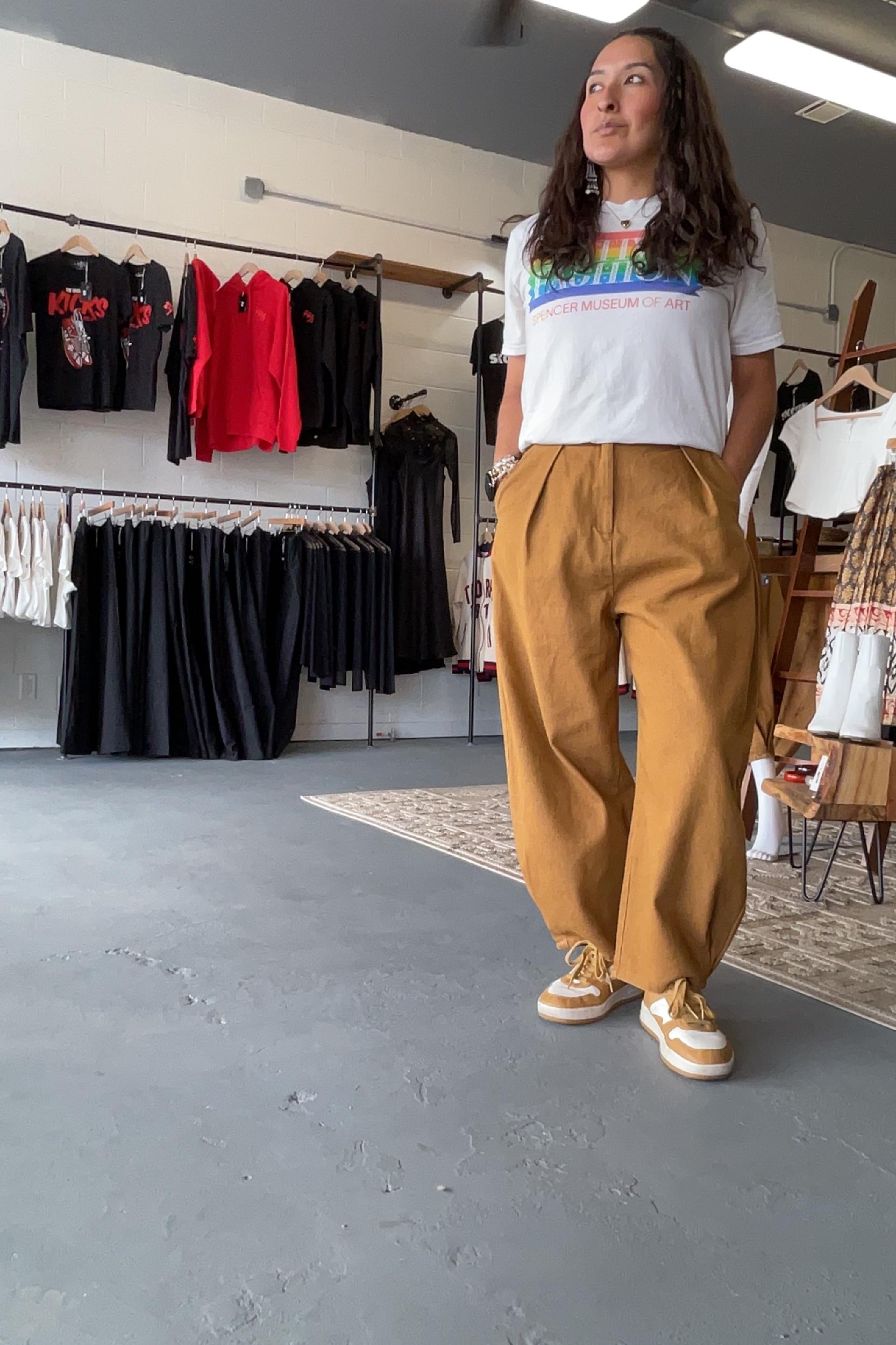 High Waist Pleated Trouser Product Image