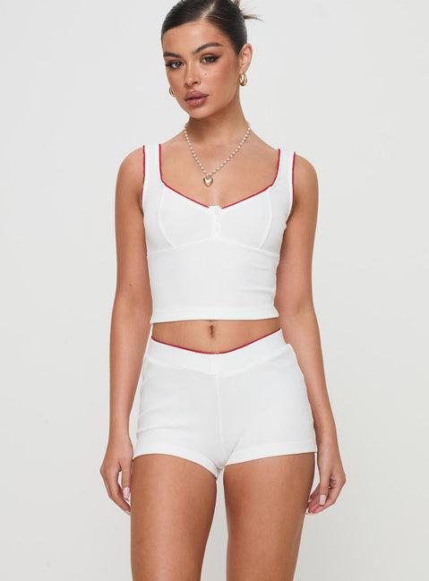 Motif Rib Sleep Set Ivory Product Image