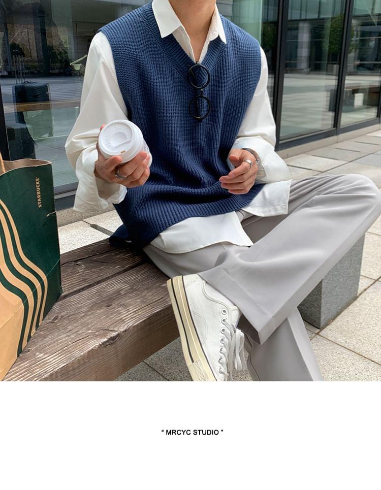 V-Neck Sweater Vest Product Image
