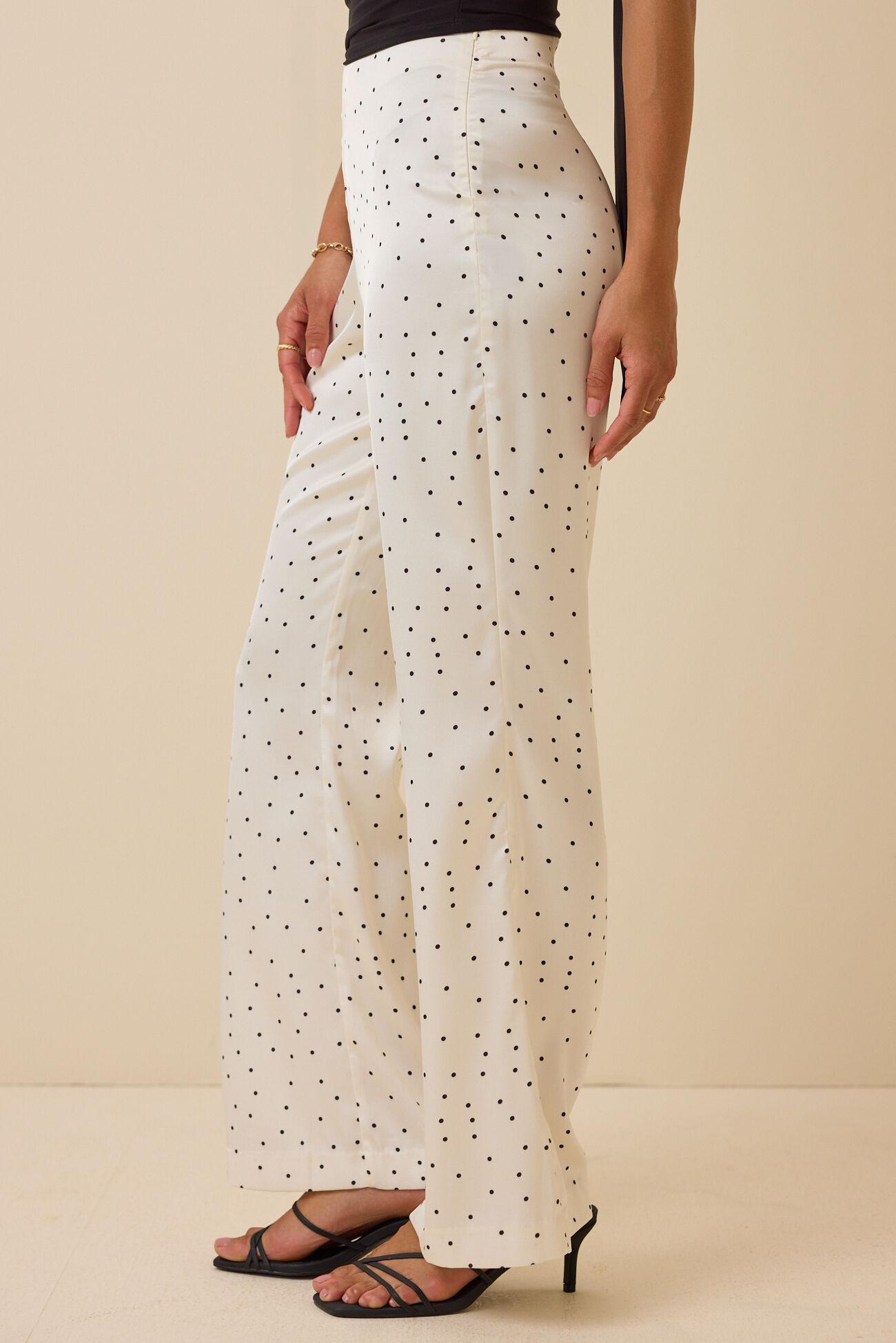 Baylee Satin Polka Dot Pant Product Image