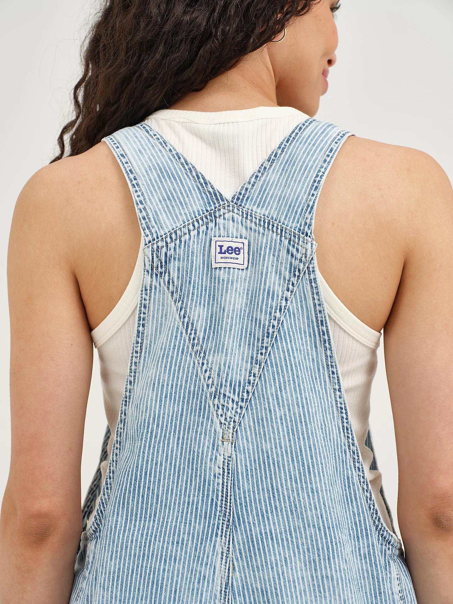 Women's Railroad Stripe Relaxed Bib Overall | Women's Union-Alls & Overalls | Lee® Product Image