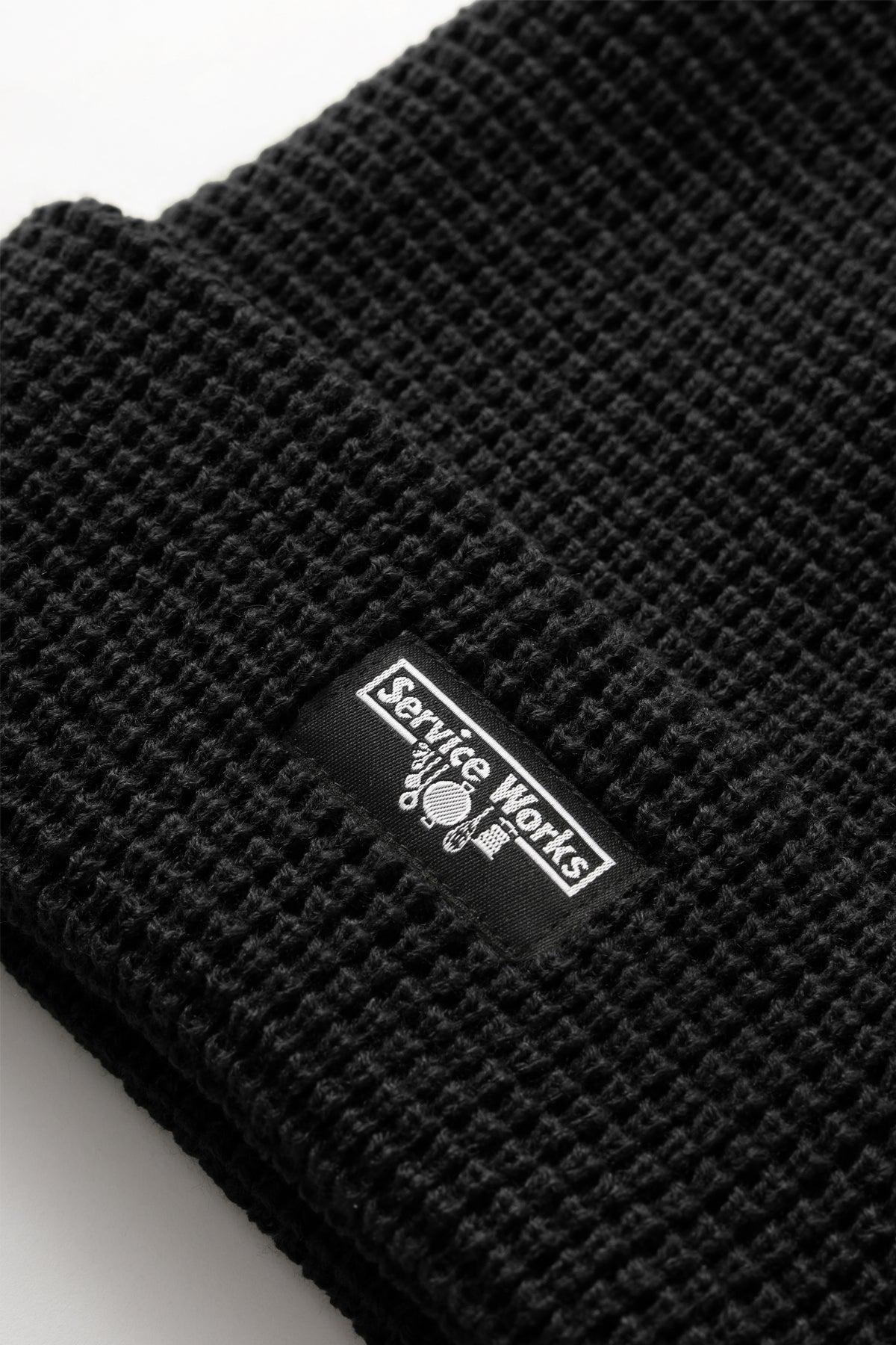 Waffle Logo Beanie - Black Product Image
