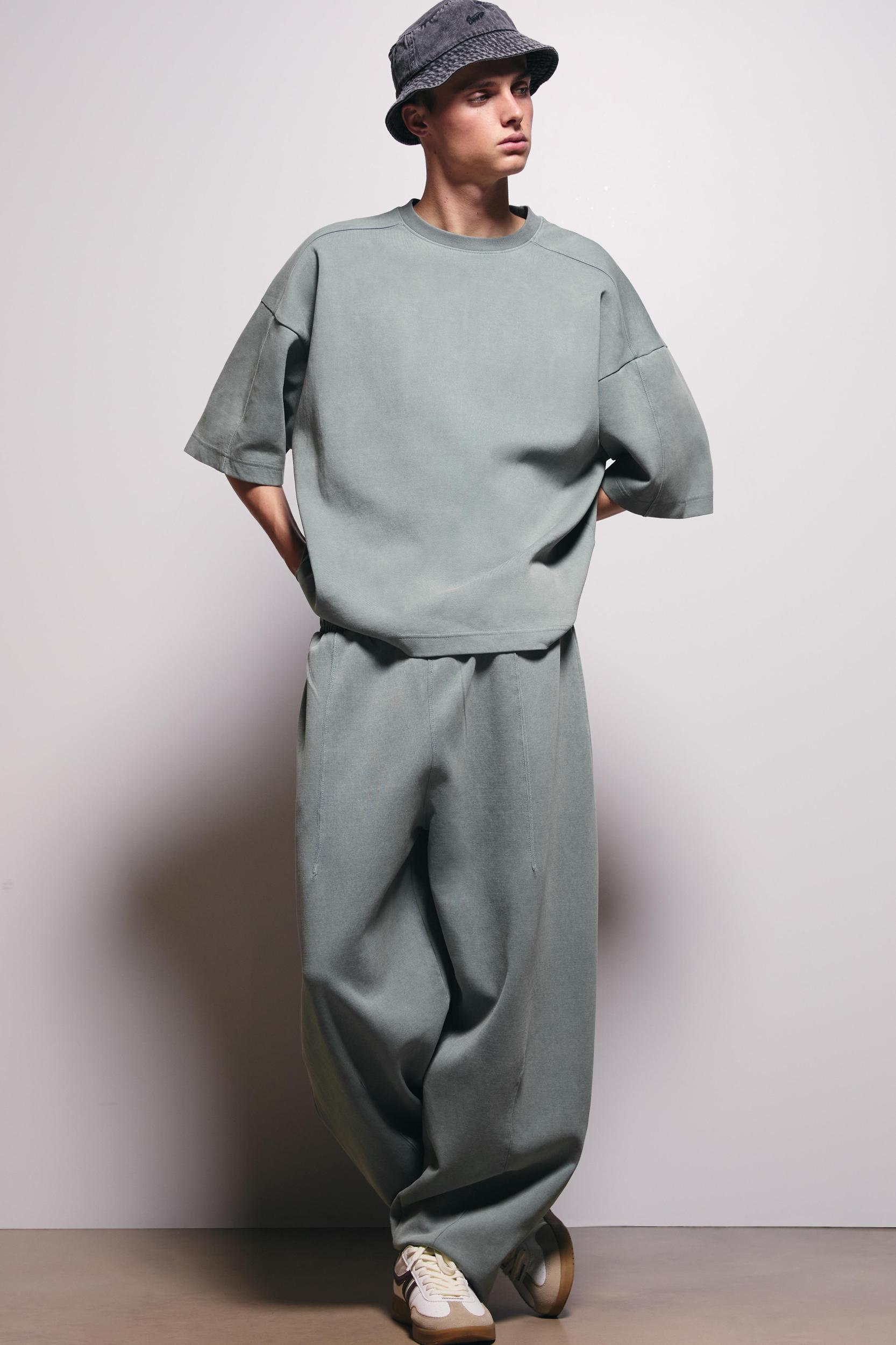 Super baggy interlock tracksuit bottoms Product Image