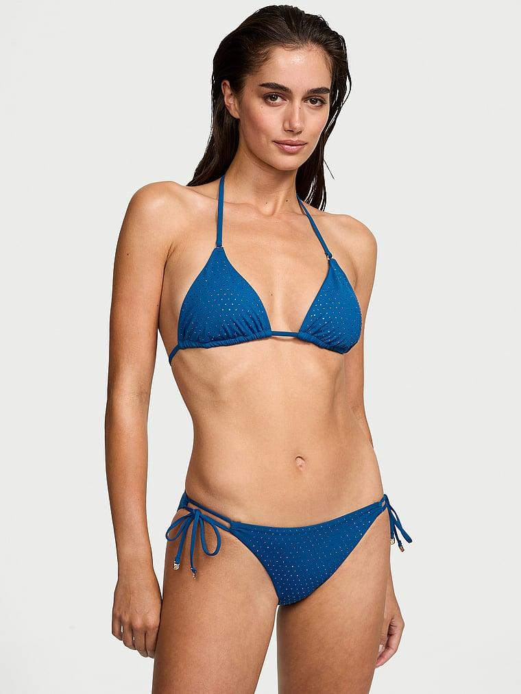Essential Diamanté Side-Tie Bikini Bottom Product Image