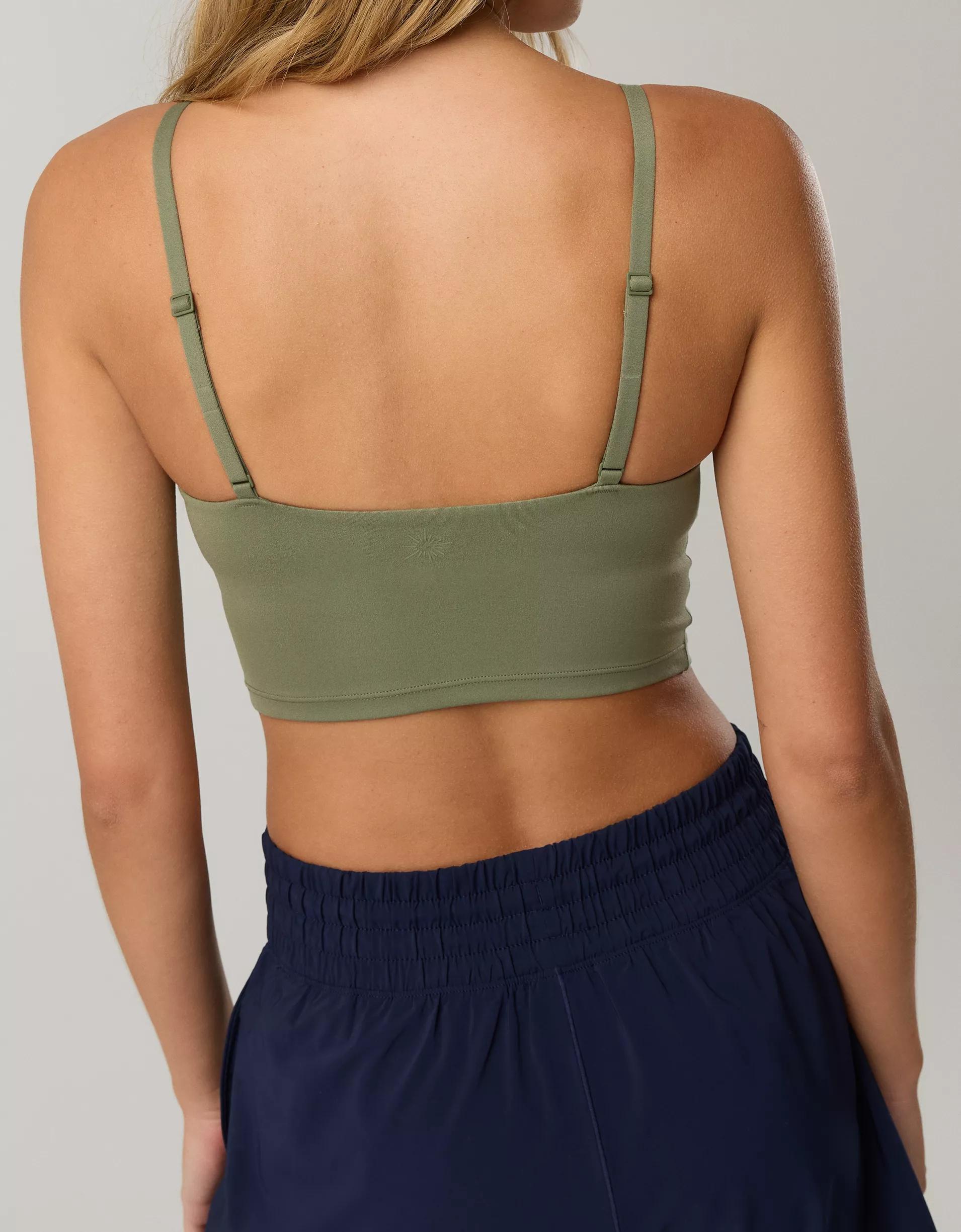 OFFLINE By Aerie Real Me Apron Longline Sports Bra Product Image