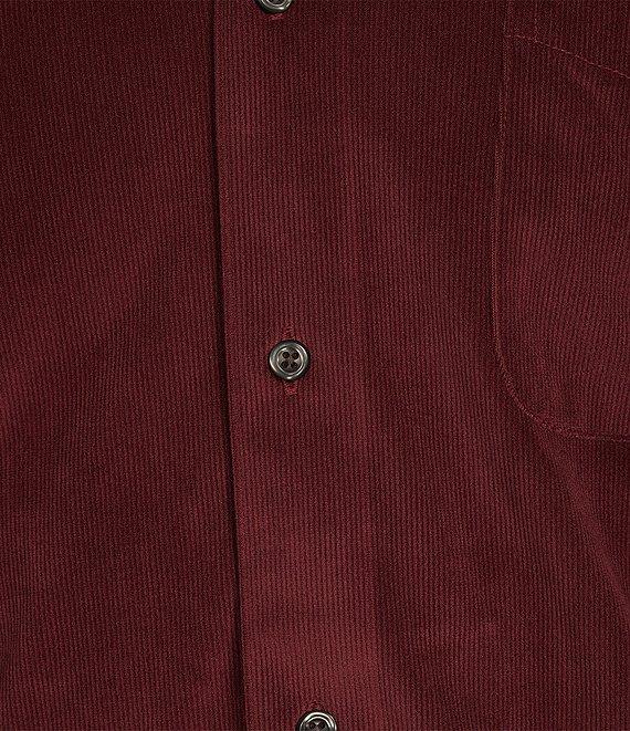 Cremieux Blue Label Solid Corduroy Long Sleeve Button-Down Collar Woven Shirt Product Image