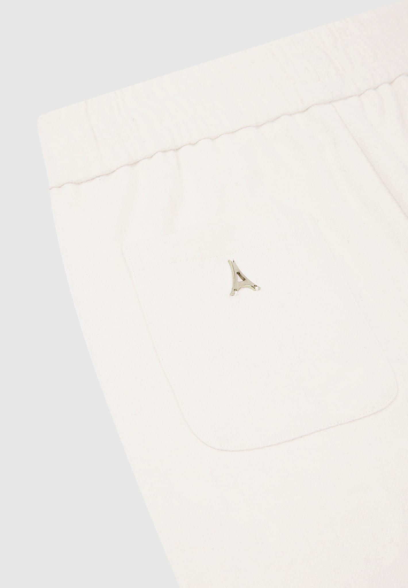 Limited Edition Art Wool Blend Shorts - Cream Male Product Image