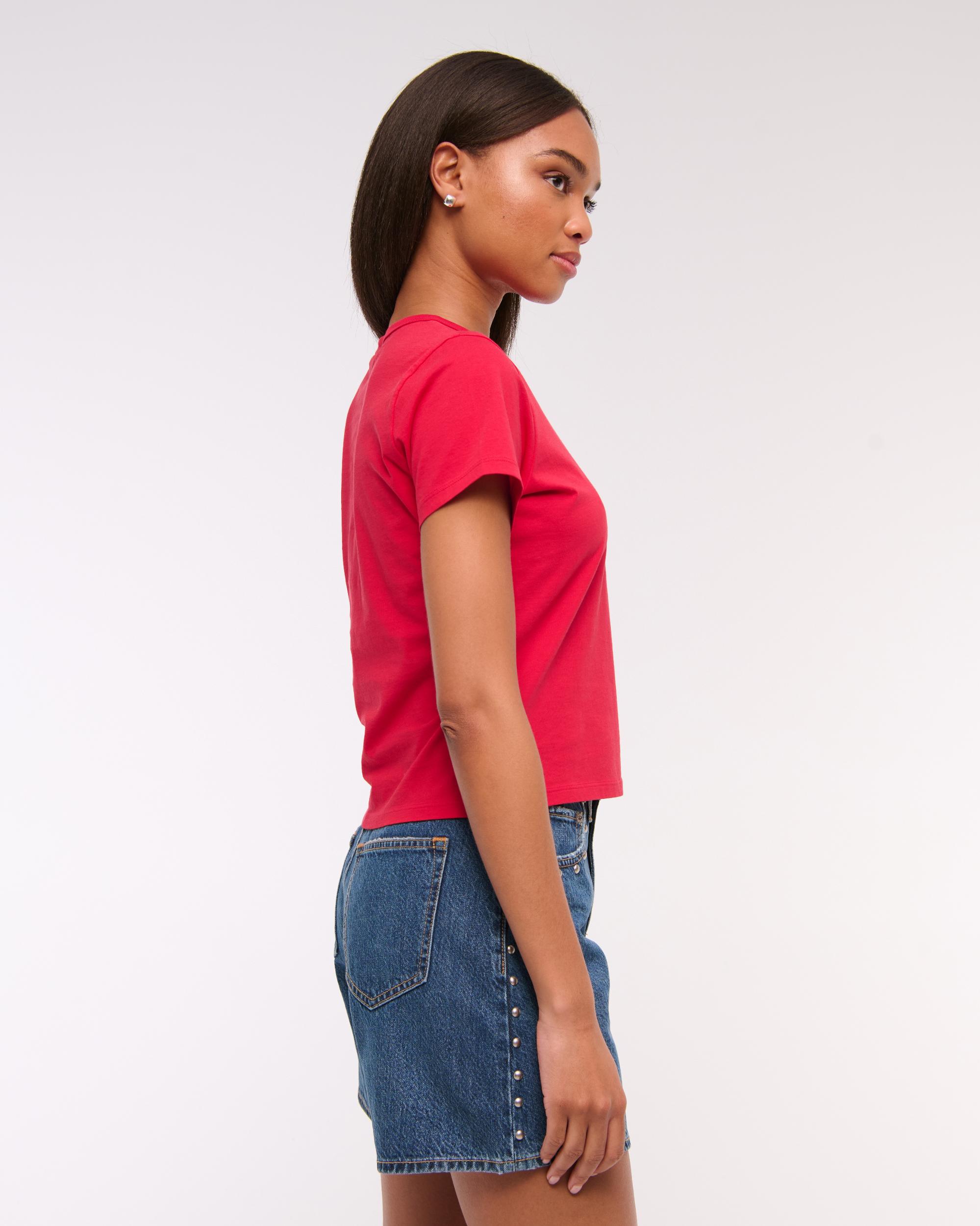 Essential Polished Body-Skimming Tee Product Image