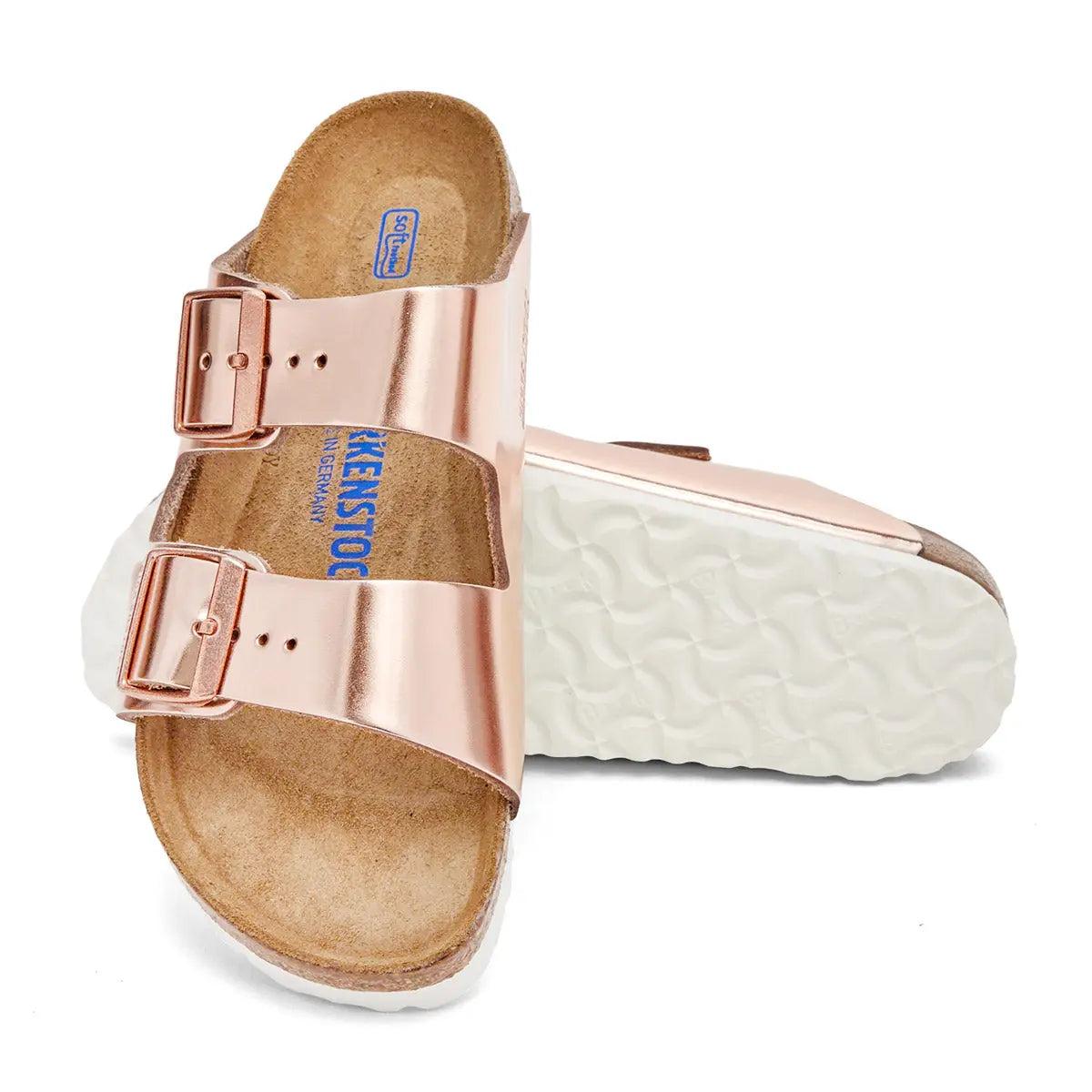 Birkenstock Arizona Soft Footbed Leather Sandals Product Image