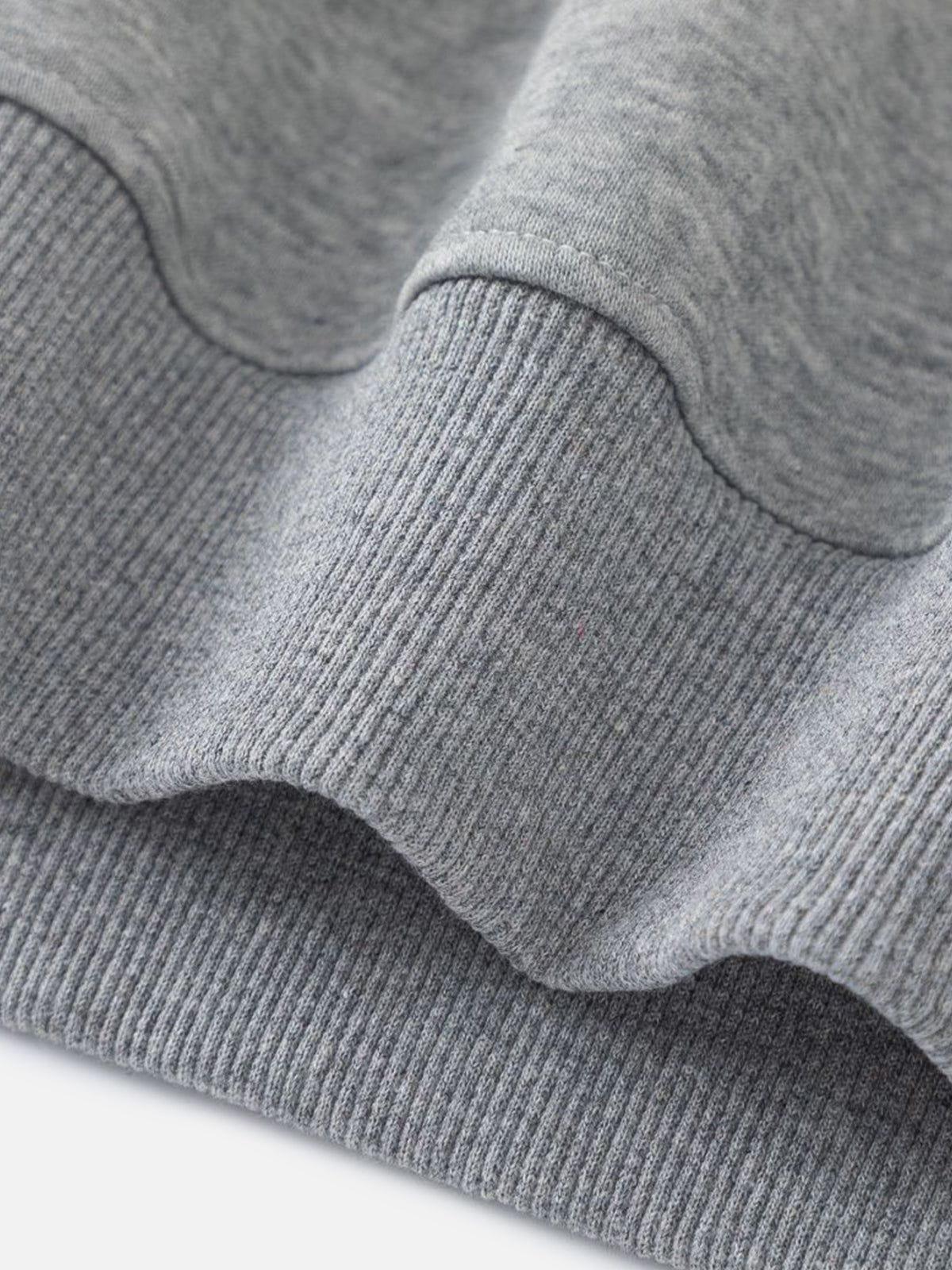 Aelfric Eden Color Blocking Double Collar Sweatshirt Product Image