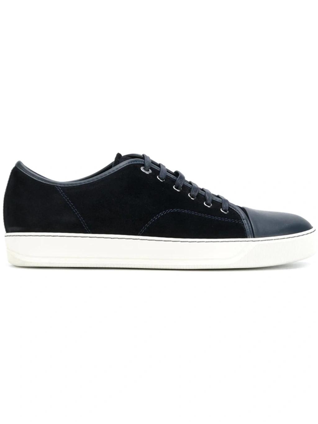 Black DBB1 Suede & Patent Leather Sneakers Product Image