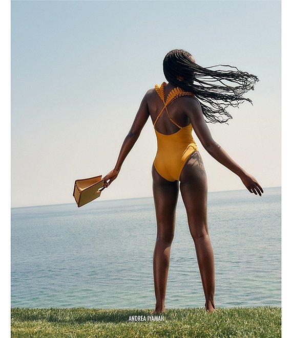 Andrea Iyamah Tisi Detachable Crossover Back Strap One Piece Swimsuit Product Image