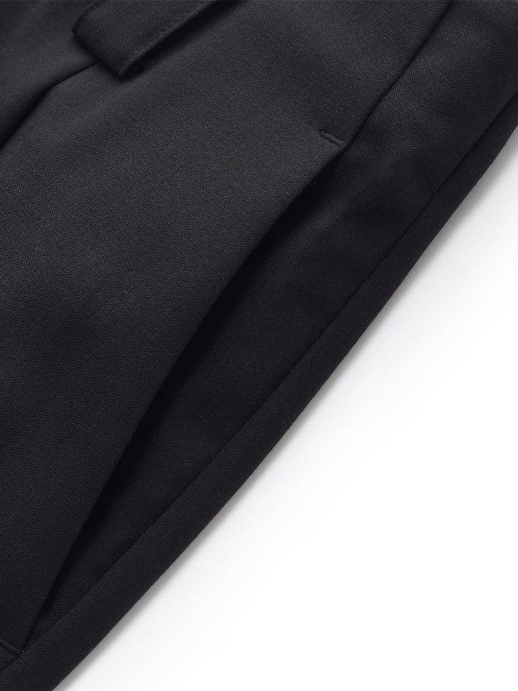 Machine Washable Wool Blend Women Straight Ankle Length Pants Product Image