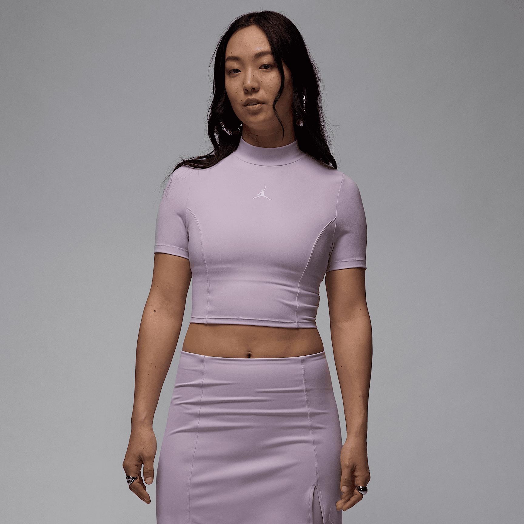 Women's Jordan Short-Sleeve Knit Crop Top Product Image