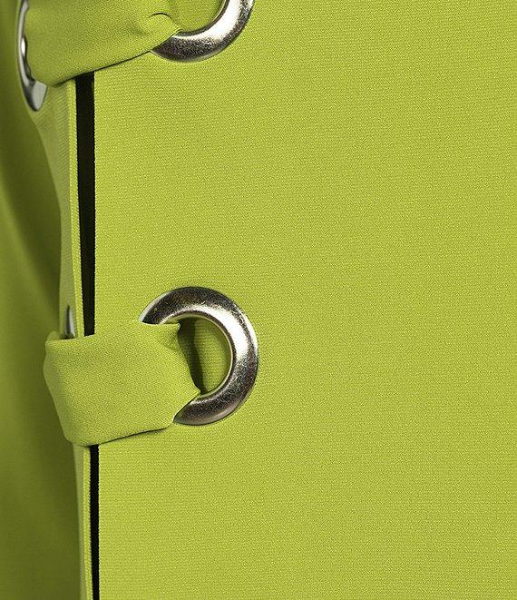 Eva Varro Knit Jersey 3/4 Sleeve Side Grommet Detail Tunic Product Image