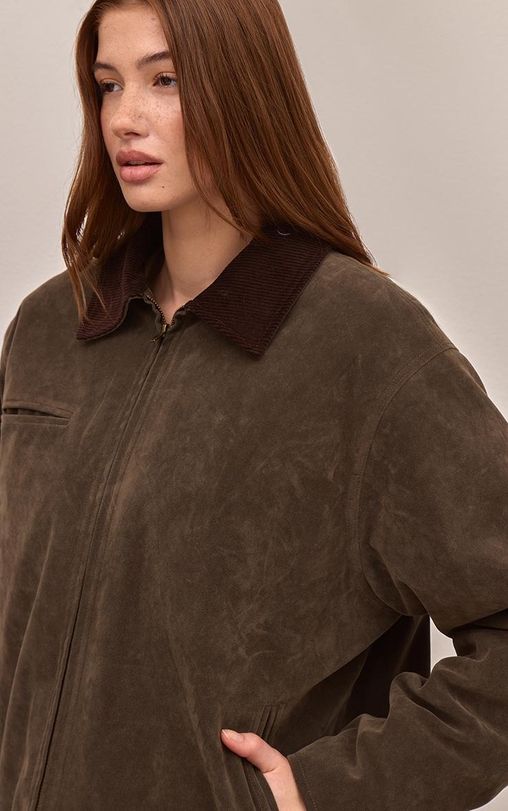 Stone Cocoon Sleeve Cinched Waist Blazer Product Image