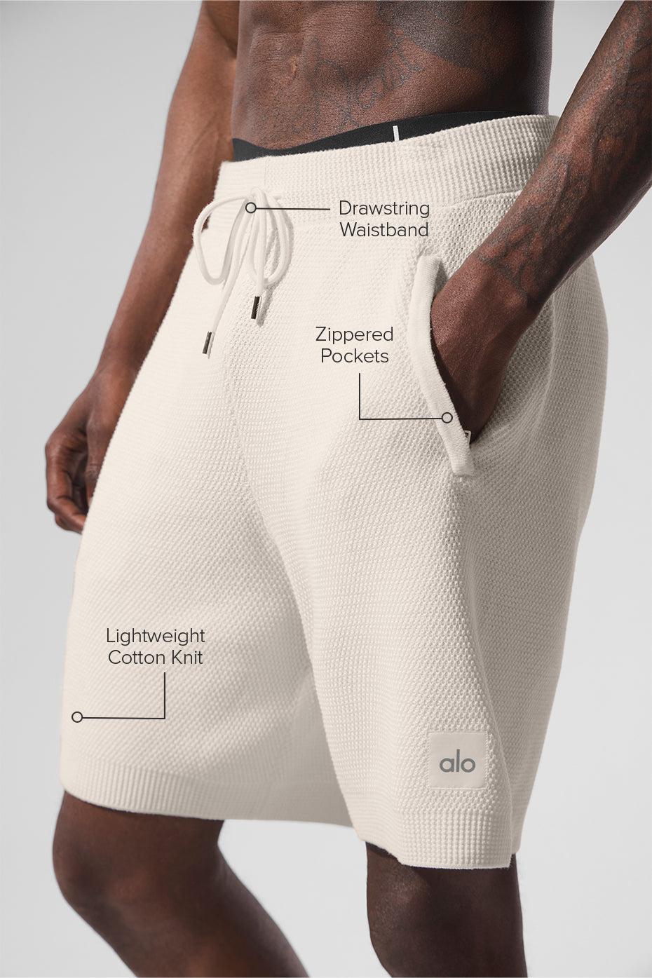 7" Sports Club Sweater Knit Short - Ivory Product Image