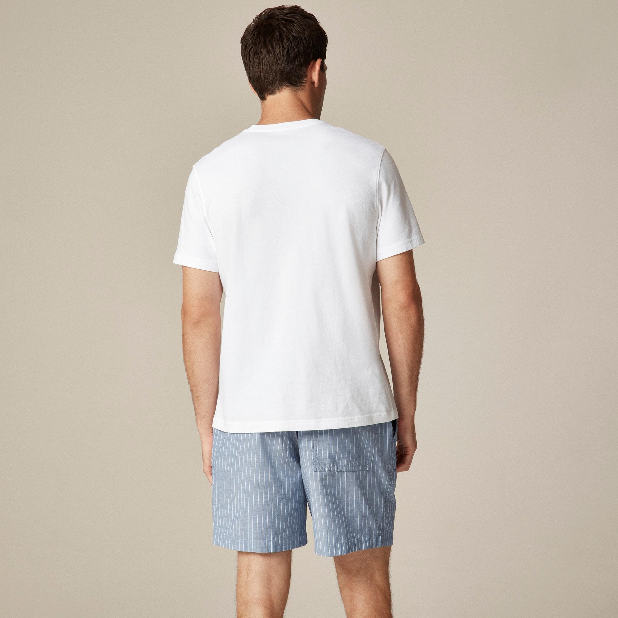 Vintage-wash cotton graphic T-shirt Product Image