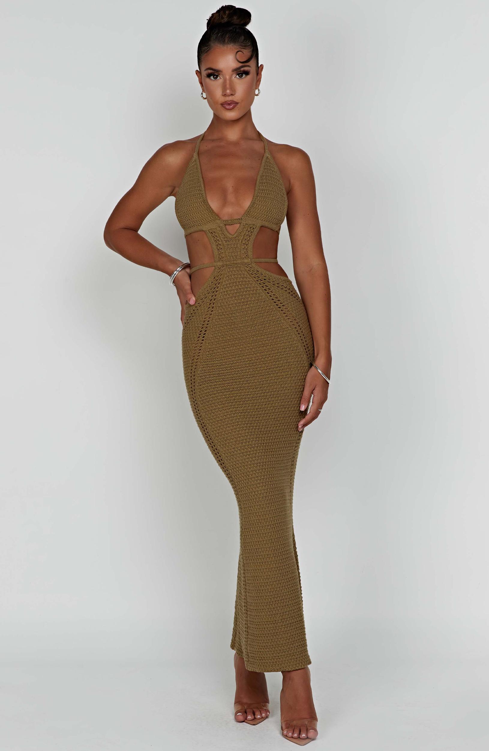 Arabella Maxi Dress - Khaki Product Image