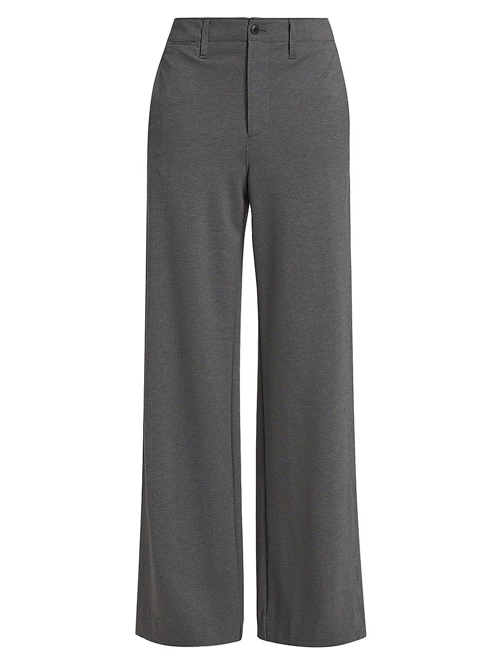 Womens Sofie Ponte Wide-Leg Pants Size 0 Product Image