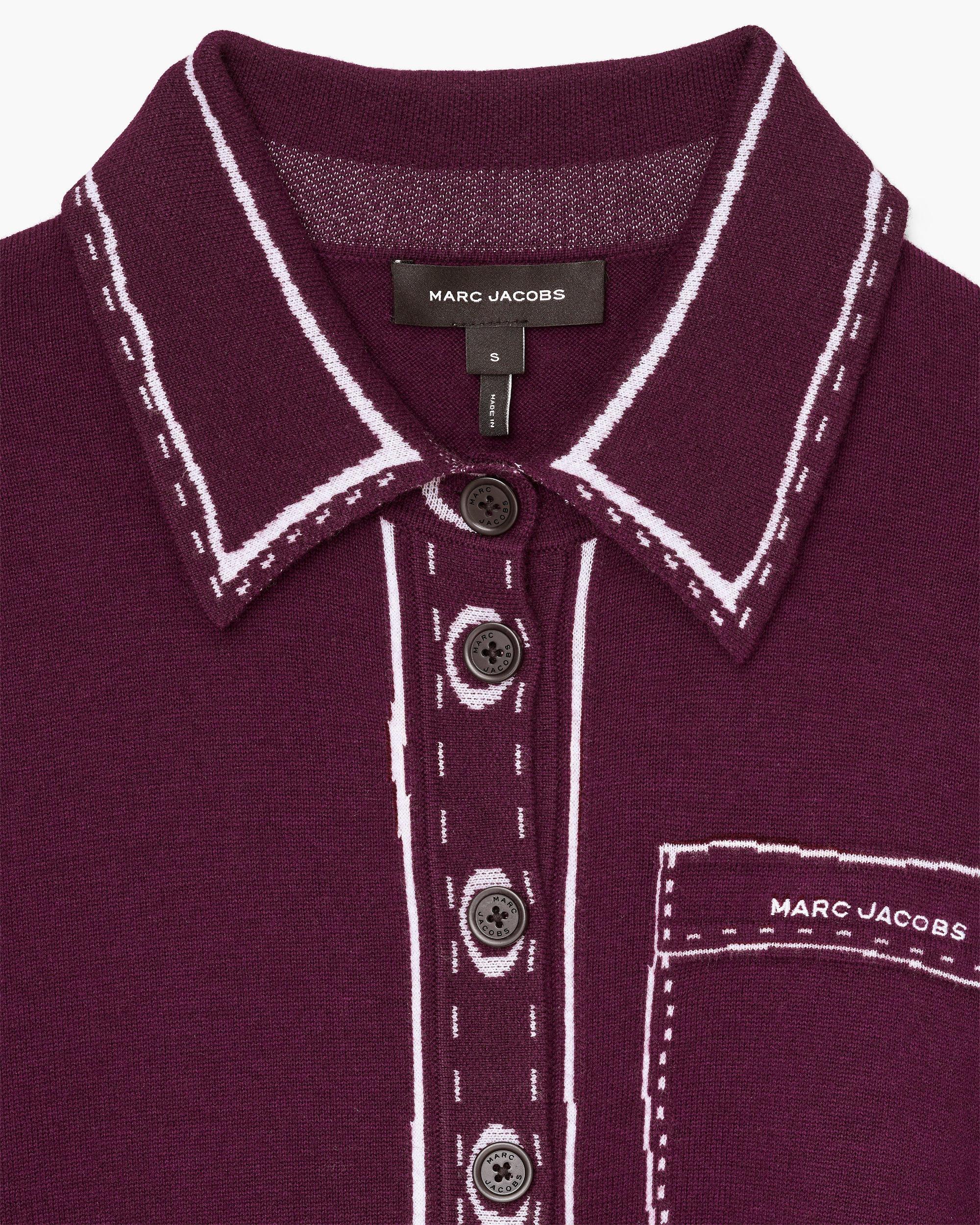 Trompe L'Oeil Knit Button Down Product Image