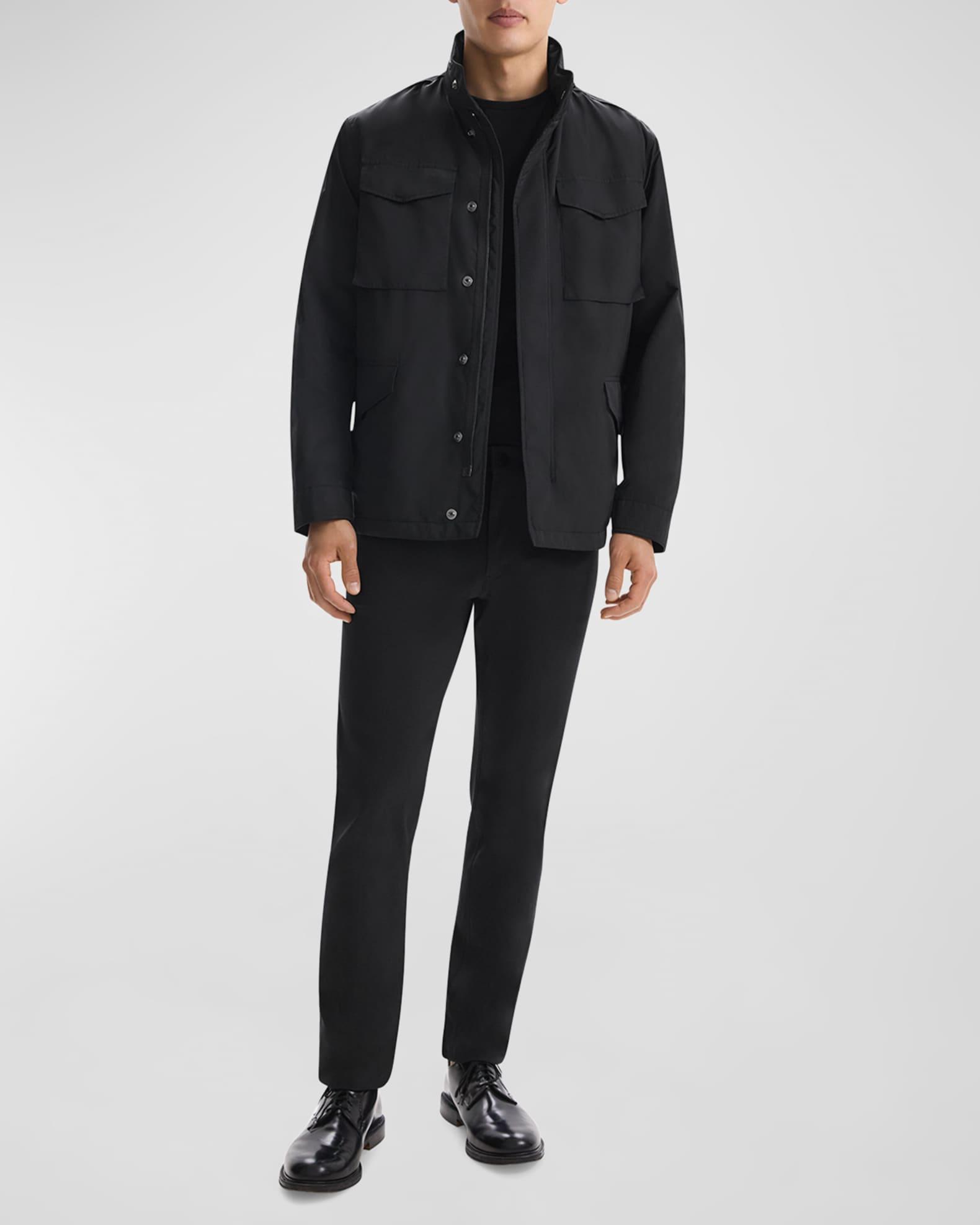 Men's Sleek Nylon Field Jacket Product Image