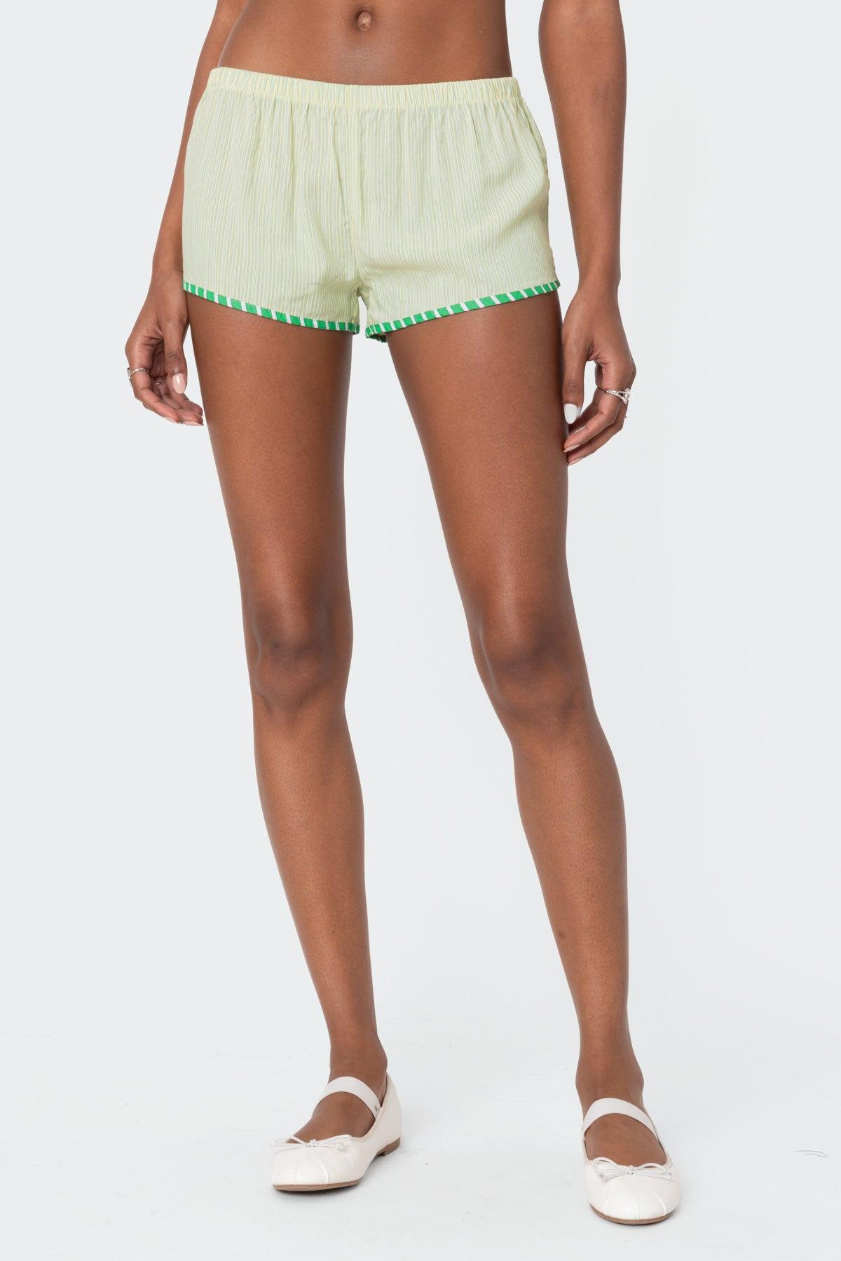 Contrast Stripe Boxer Shorts Product Image